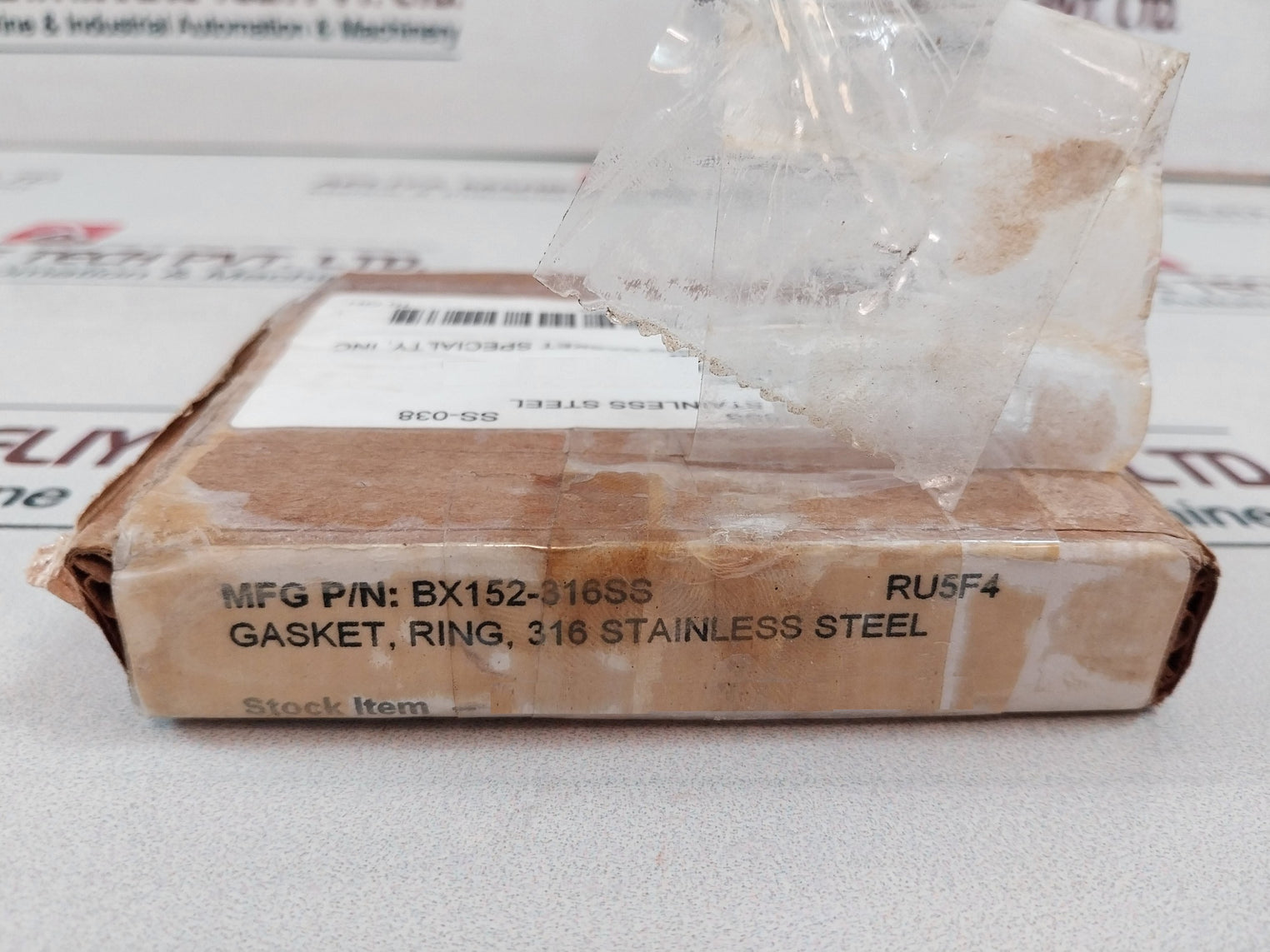 Vanco Bx152-s316-4 Gasket Ring Bx152-316Ss 6A0003