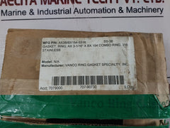 Vanco Ax3B/Bx154-s316 Gasket Ring Ax 3-1/16" X Bx 154 Combo Ring