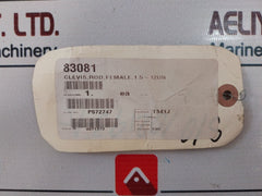 Var 83081 Clevis Rod Female 1.5-12Un P572747
