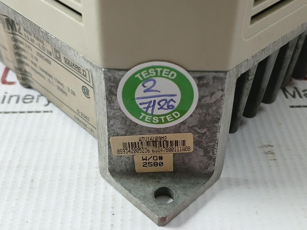 Variable Frequency Drive Atv16U09M2 Telemecanique/Square D 0.5Hp-0.37Kw 208/240V