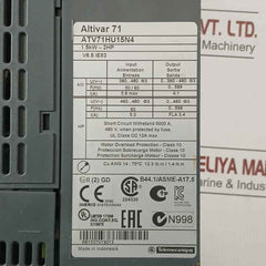 Variable Speed Drive 1.5Kw-2Hp Atv71Hu15N4 Schneider Electric