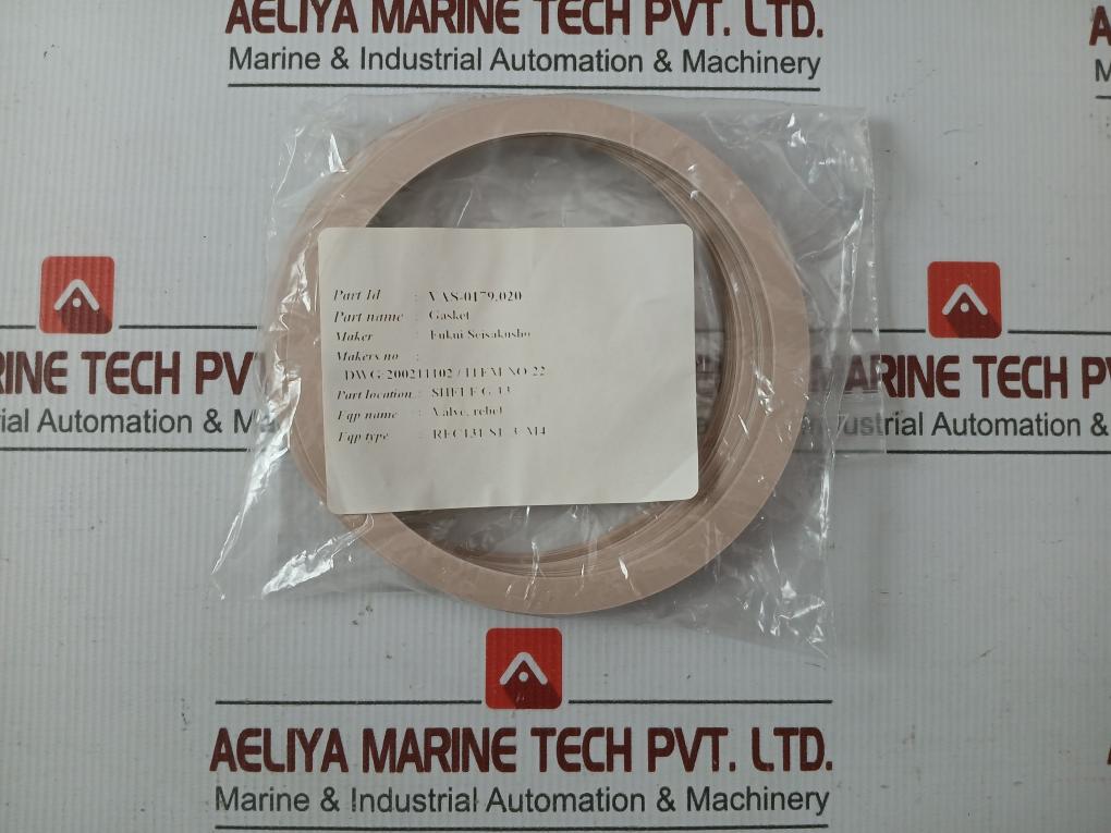 Vas-0179.020 Relief Valve Gasket Packing Kit Fukui Seisakusho