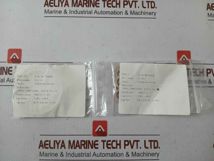 Vas-0179.020 Relief Valve Gasket Packing Kit Fukui Seisakusho