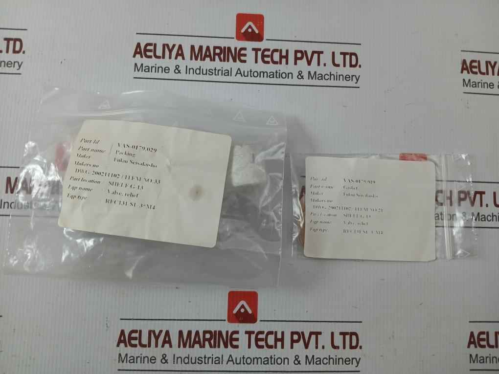 Vas-0179.020 Relief Valve Gasket Packing Kit Fukui Seisakusho