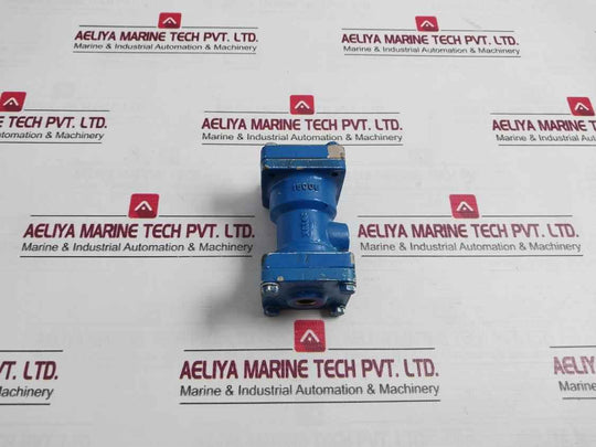 Vatec 15006 Inline Valve Body-blue Cast Metal, Flanged Ends, Heavy Duty