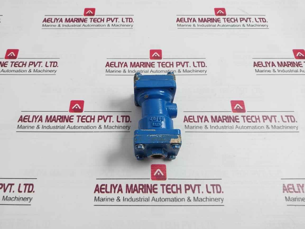 Vatec 15006 Inline Valve Body-blue Cast Metal, Flanged Ends, Heavy Duty