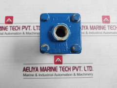 Vatec 15006 Inline Valve Body-blue Cast Metal, Flanged Ends, Heavy Duty