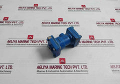 Vatec 15006 Inline Valve Body-blue Cast Metal, Flanged Ends, Heavy Duty