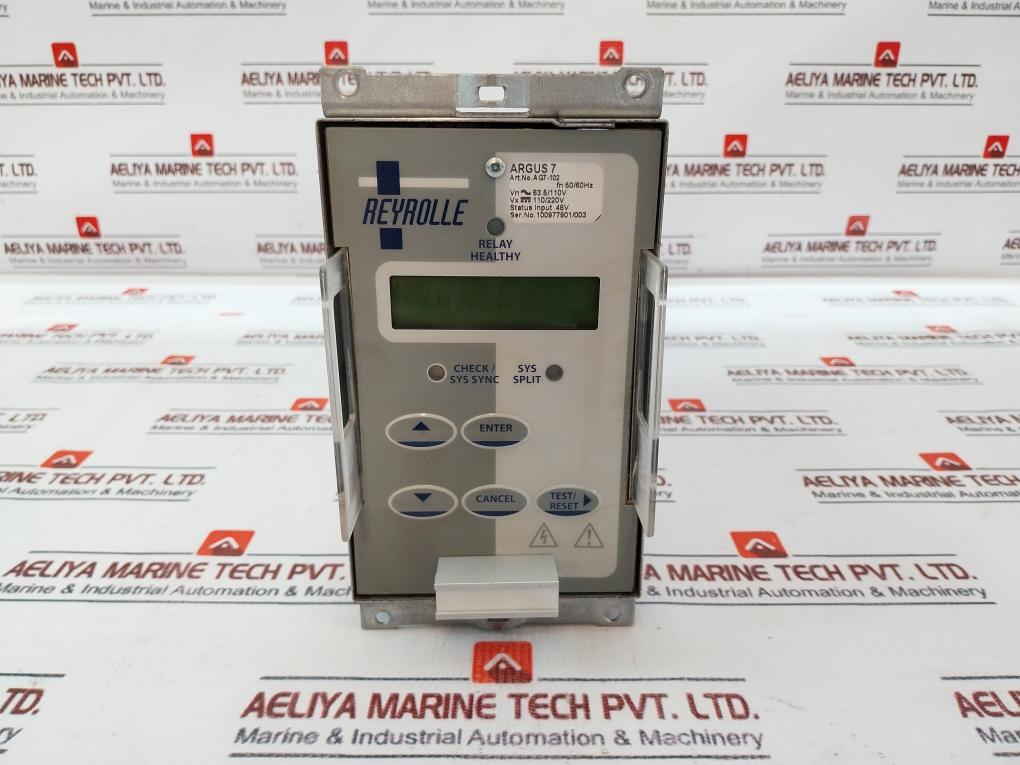 Vatech Reyrolle Argus 7 Earthfault Overcurrent Protection Relays Ag7-102