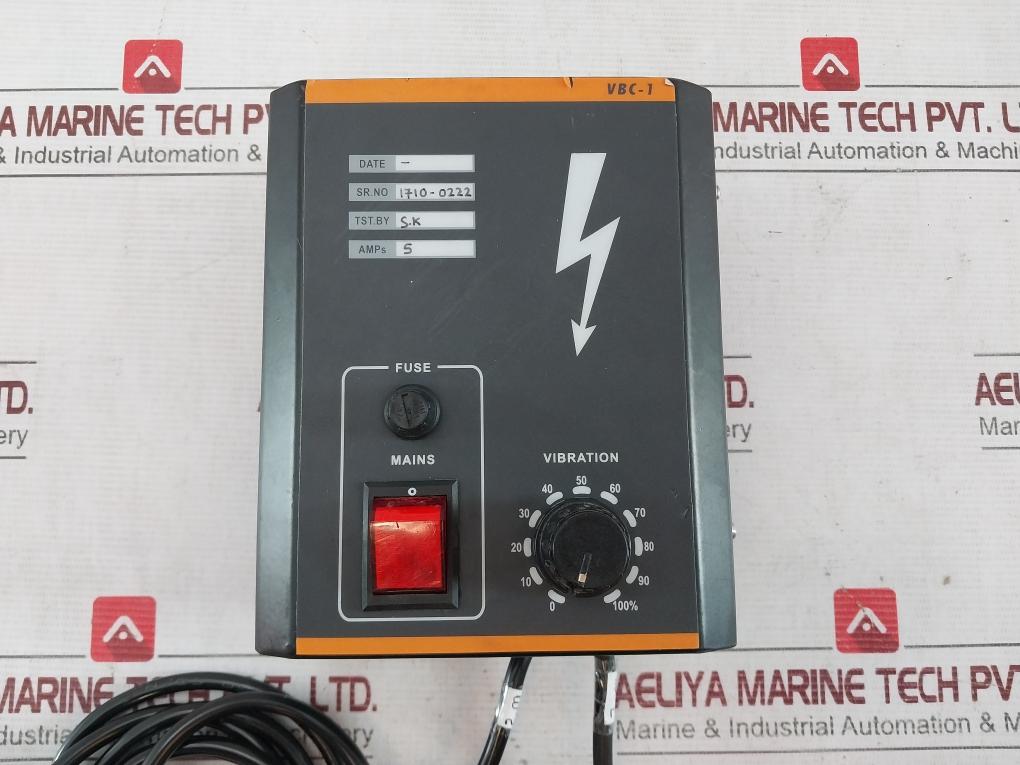 Vbc-1 Vibrator Controller Amps: 5 250V