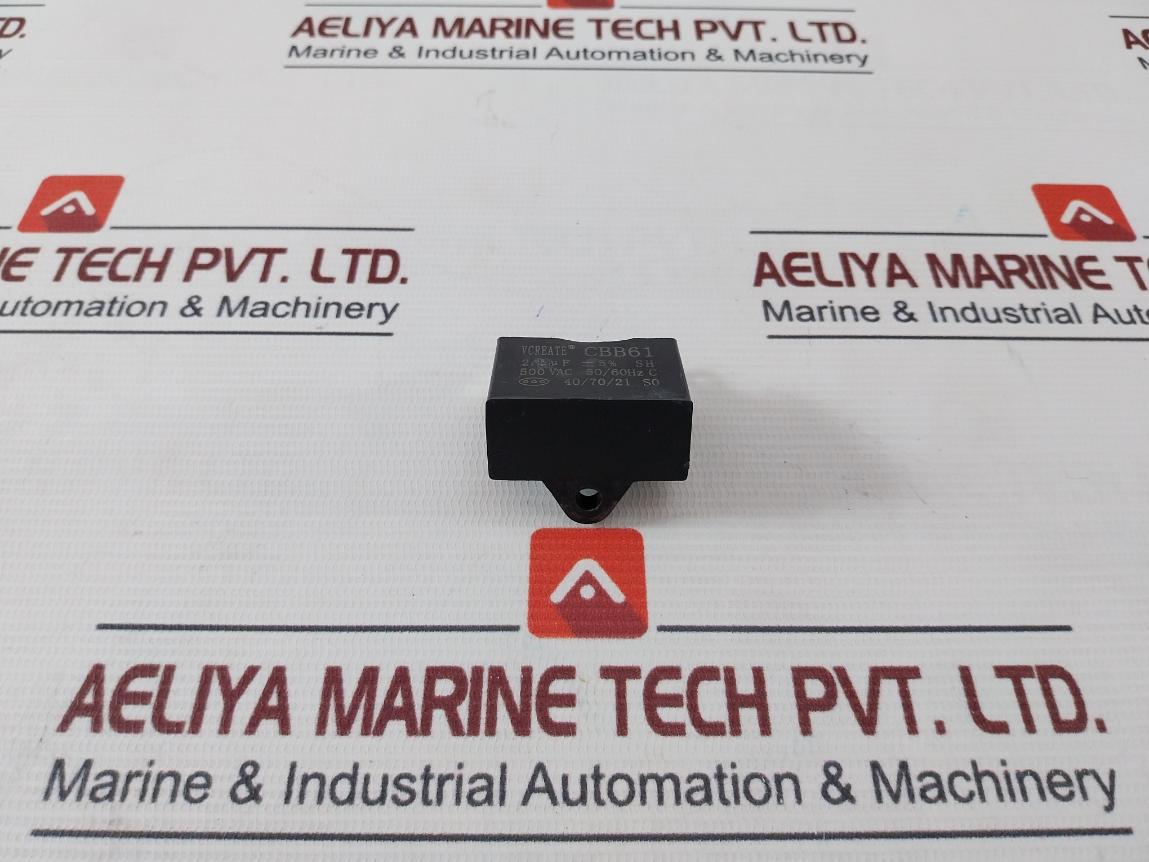 Vcreate Cbb61 Fan Capacitor 500Vac 50/60Hz C 2.15Uf