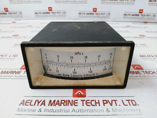 Vdo Mess Der 144X72 Panel Pressure Gauge 0-50 Mpa.S 0-220 Sec 0.99 15°c