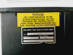 Vdo Mess Der 144X72 Panel Pressure Gauge 0-50 Mpa.S 0-220 Sec 0.99 15°c