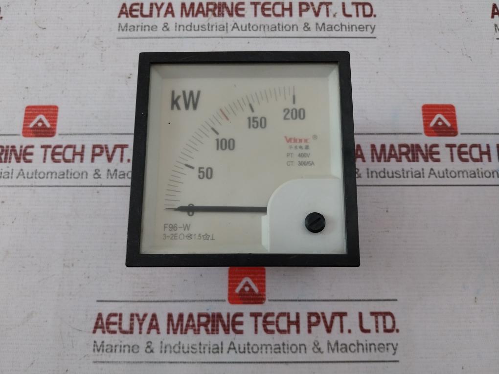 Vdonc F96-w Analog Voltmeter 0-200Kw 300/5A Wh13T00009