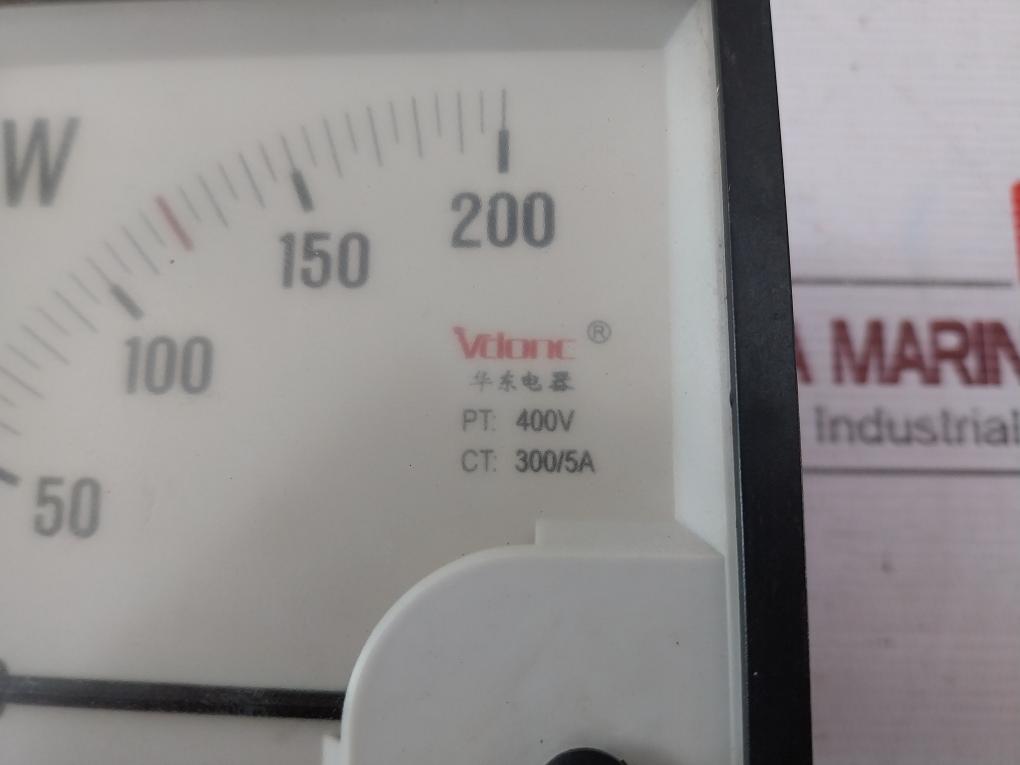 Vdonc F96-w Analog Voltmeter 0-200Kw 300/5A Wh13T00009
