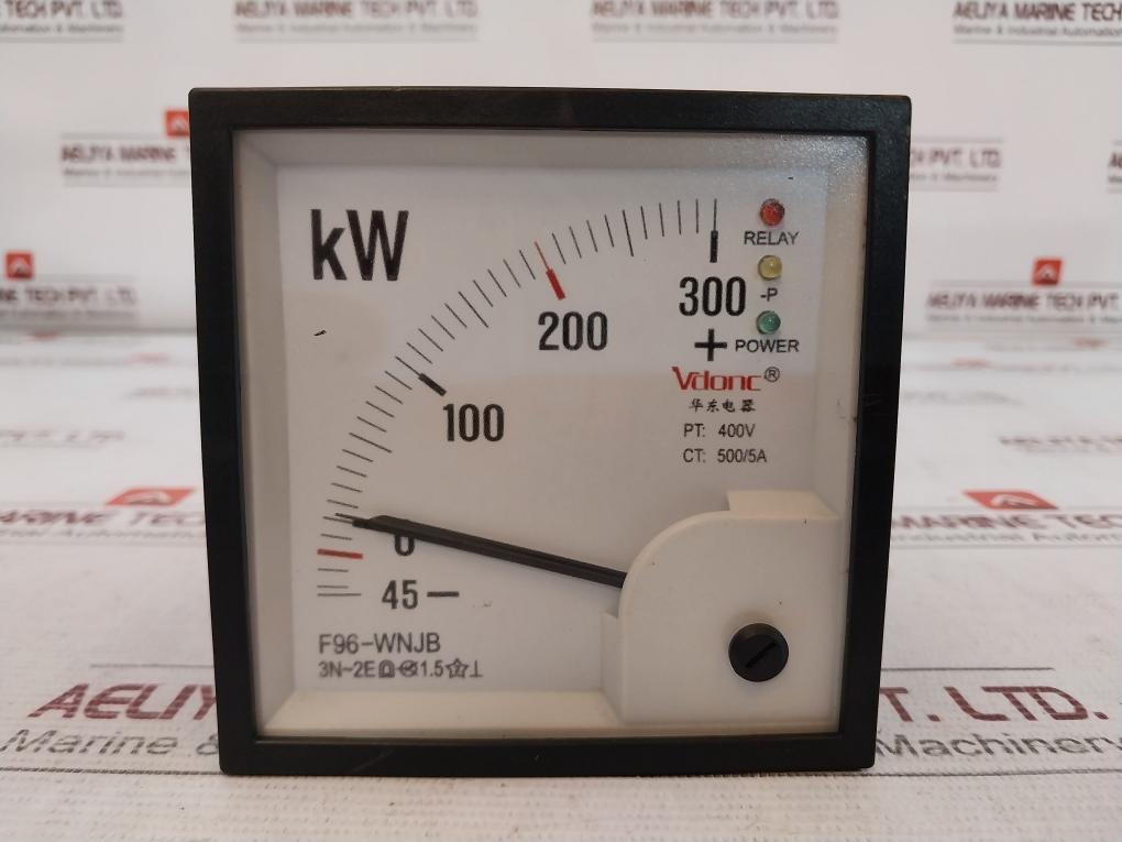 Vdonc F96-wnjb Wattmeter -45 To 300 Kw 400V 500/5A 3N-2E