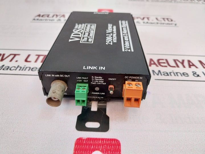Vds 2500-l Viewer Video Modem System Dc Power In +40V