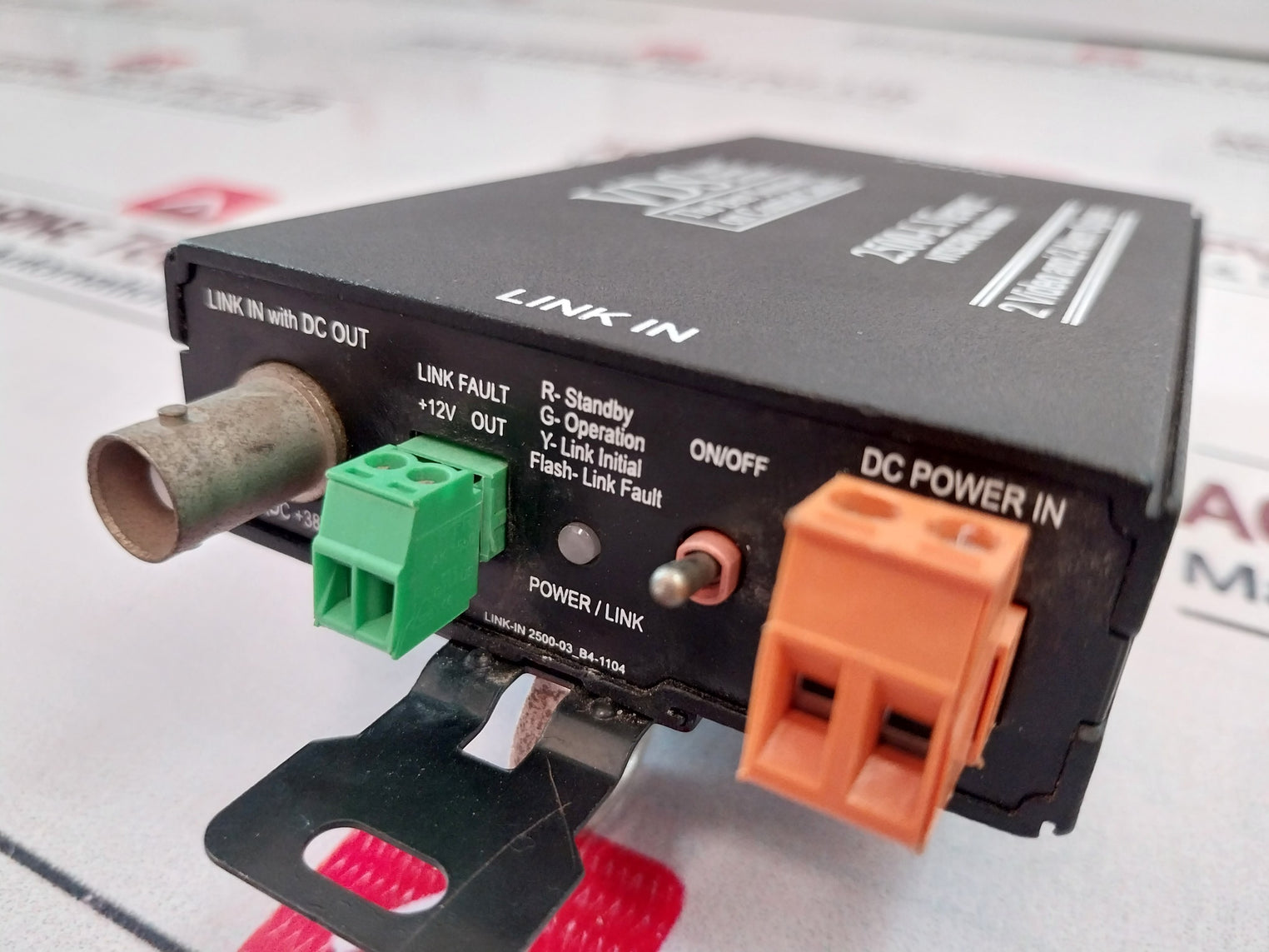 Vds 2500-l Viewer Video Modem System Dc Power In +40V