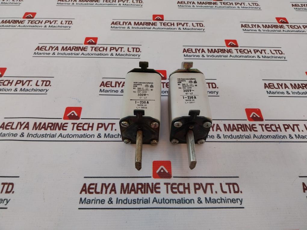 Veb E.Ektroinstallation Tgl 200-3729 Annaberg Fuse 500V 1-250 A