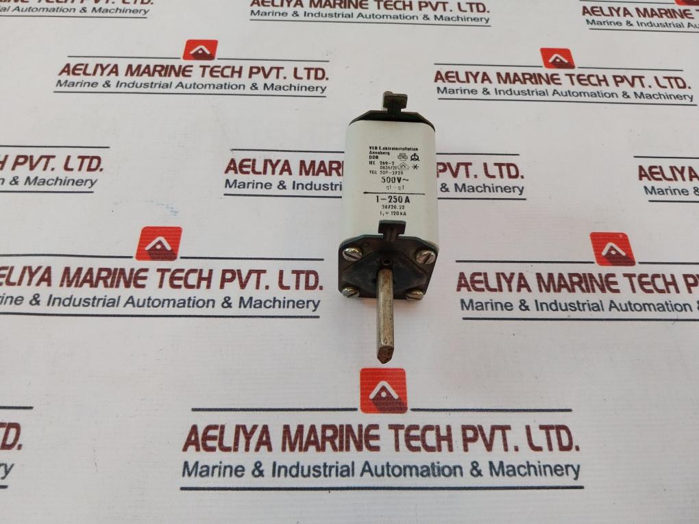 Veb E.Ektroinstallation Tgl 200-3729 Annaberg Fuse 500V 1-250 A