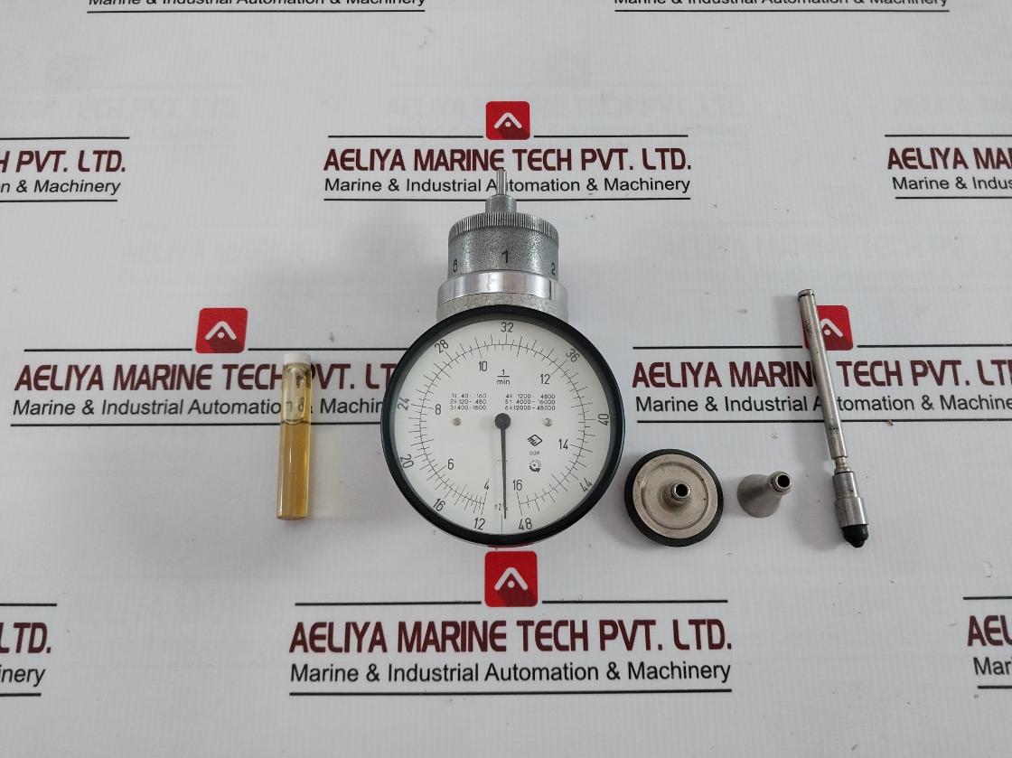 Veb Messgerätewerk Beierfeld 23/H6 Hand-tachometer 3.0501/01 48 – 48,000 1/Min