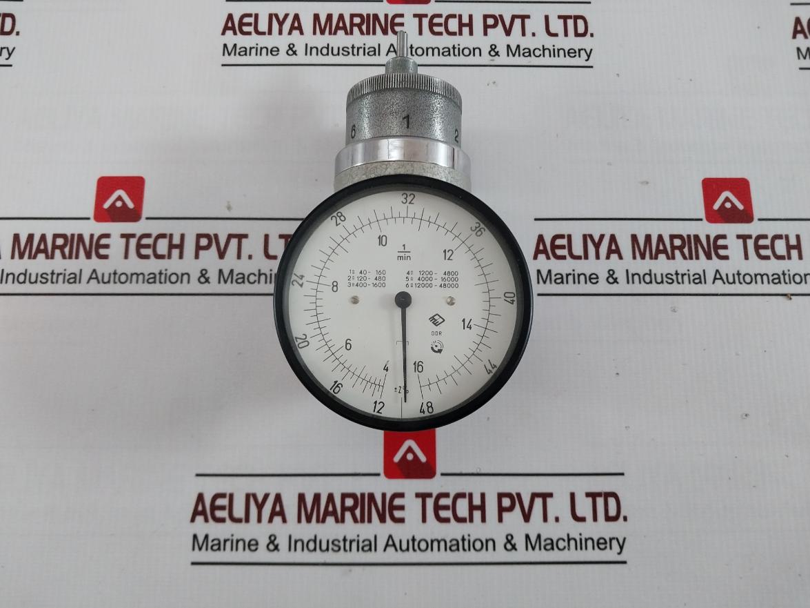 Veb Messgerätewerk Beierfeld 23/H6 Hand-tachometer 3.0501/01 48 – 48,000 1/Min
