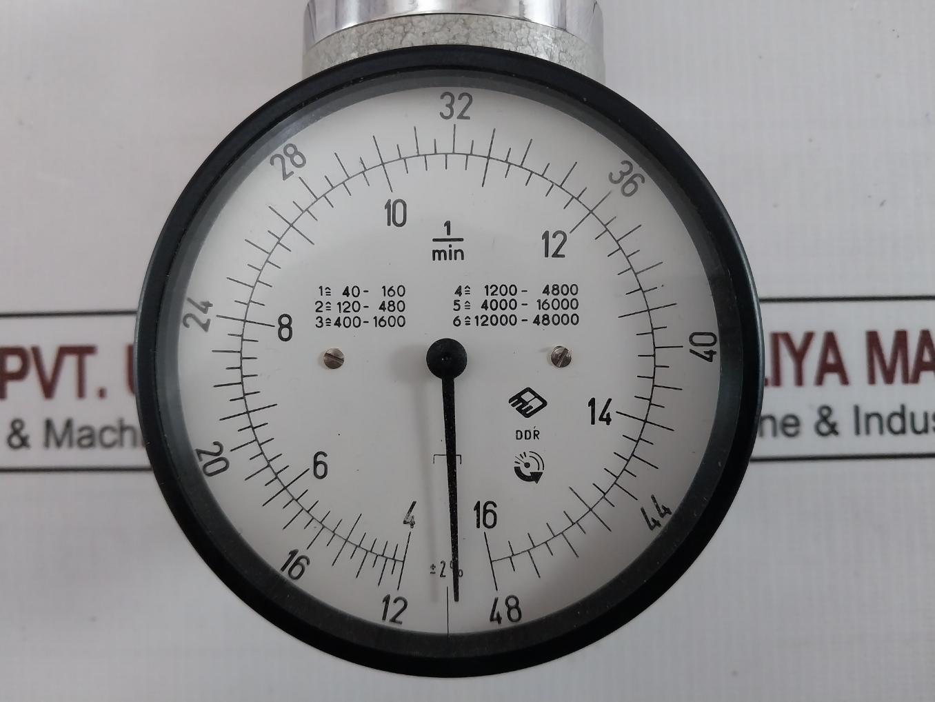 Veb Messgerätewerk Beierfeld 23/H6 Hand-tachometer 3.0501/01 48 – 48,000 1/Min
