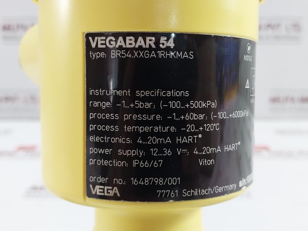 Vega Level Transmitter And Indicator Unit Br54.Xxga1Rhkmas 12-36Vdc