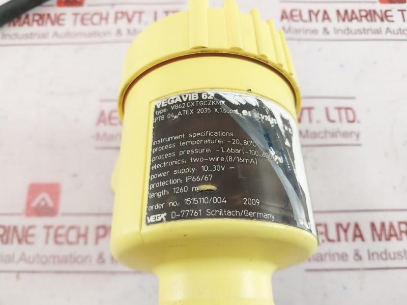 VEGA VB62.CXTGCZKMX Level Transmitter IP66/67 1260 MM VB60Z VIB62