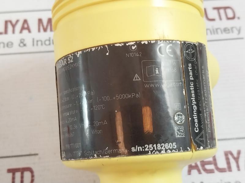 Vega Vegabar 52 Br52.Xmgv1Ezkmxe Level Transmitter 4-20Ma 12–36V Dc 1918177/001