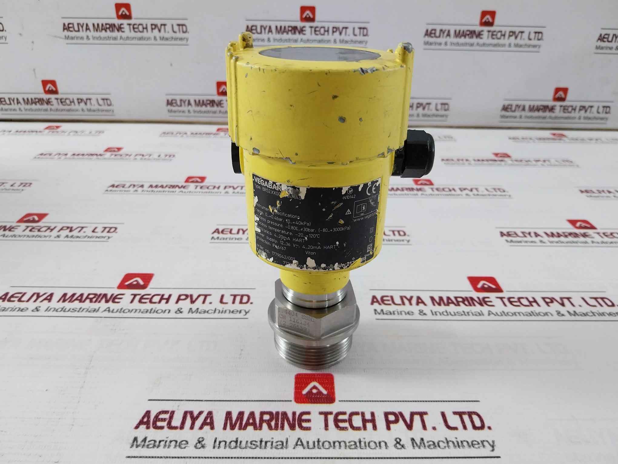 Vega Vegabar 52 Pressure Transmitter 12-36V Dc 4-20Ma Ip66/67