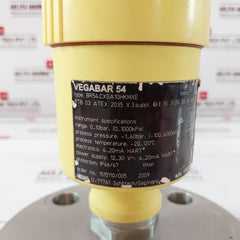 Vega Vegabar 54 Pressure Transmitter Br54.Cxga1Ghkmxe Ip66/67 Rev. 3.80