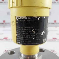 Vega Vegabar 64 Hart Pressure Transmitter 12-36V Dc 4-20 Ma Br64.Xxgg1Ghkmax