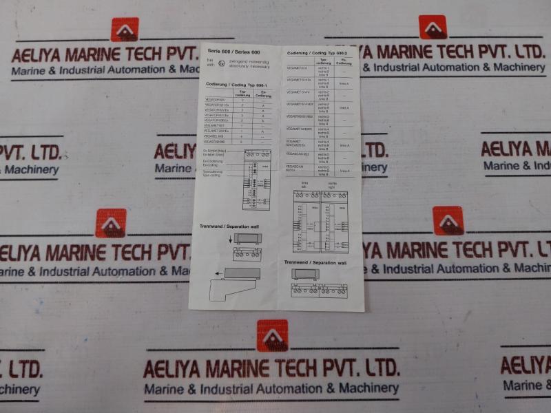 Vega Vegator Tor622Ex0,Mk Signal Conditioning Module Set