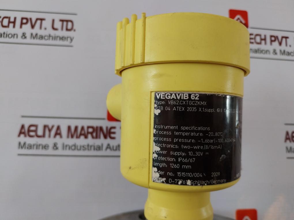 Vega Vegavib 62 Vb62.Cxtgczkmx Vibration Level Switch W/ Suspension Cable Ch806022 1260 30V