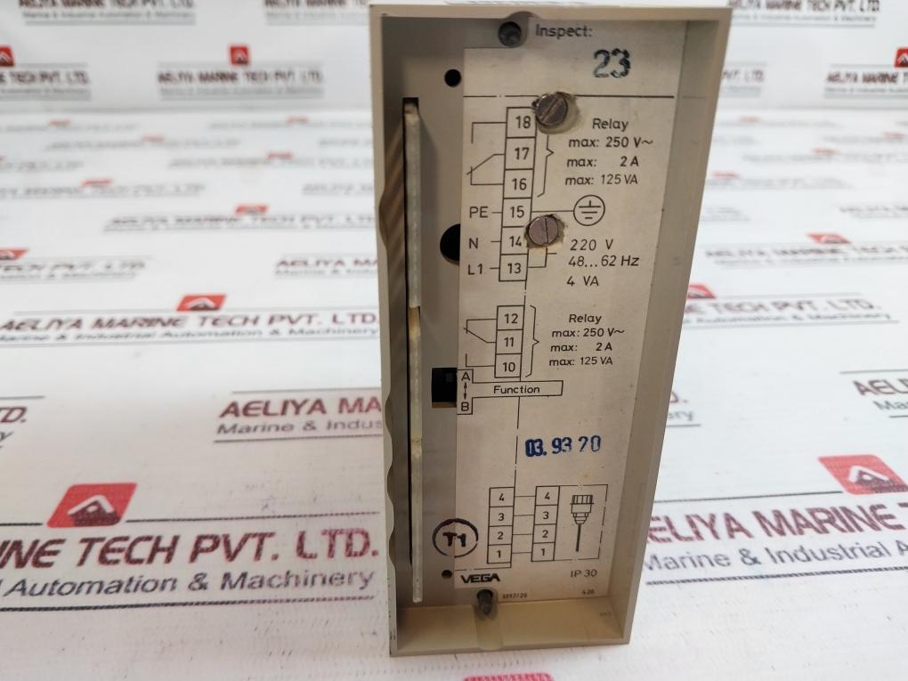 Vegator 420 Z Capacitive Level Switch 0-20 Sec, 250V~