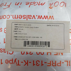 Velan Butterfly Valve Seal For Cargo System Dn500.Np150.Cbt-1200H.M50/Re