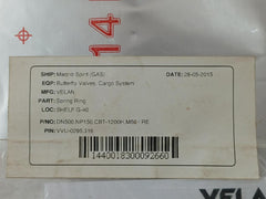 Dn500.Np150.Cbt-1200H.M50/Re Spring Ring For Butterfly Valves Cargo System Velan