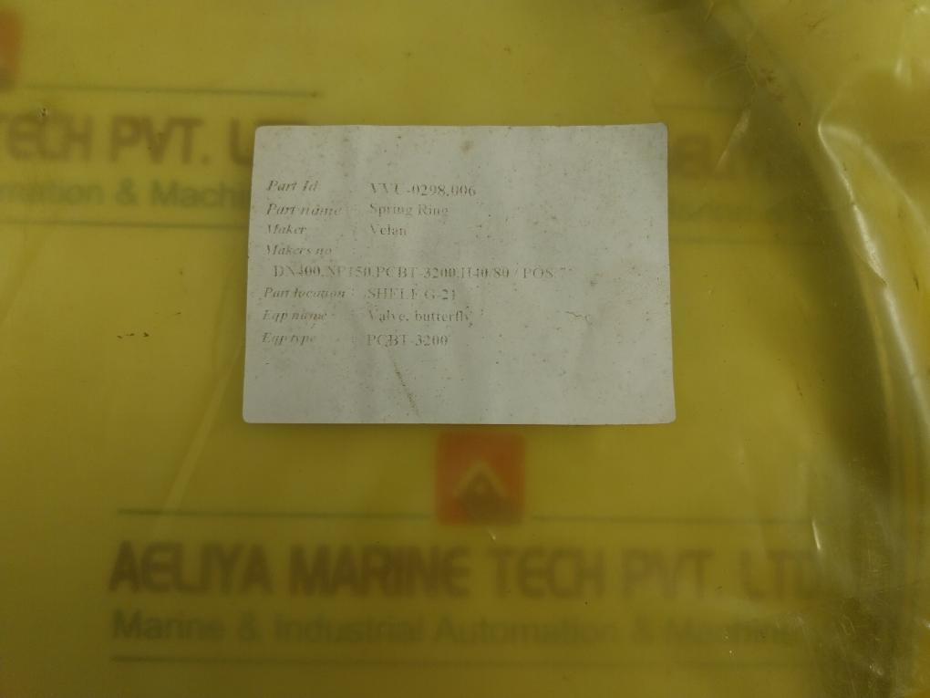 Velan Valve Gasket Vvu-0298.009