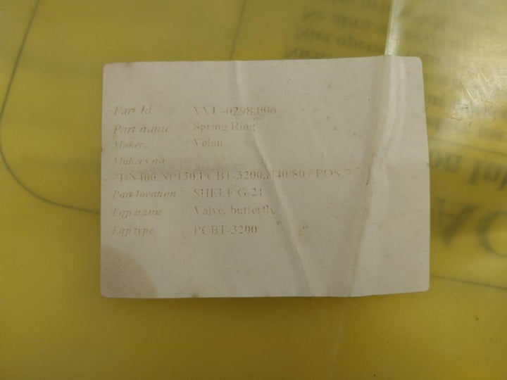 Velan Valve Gasket Vvu-0298.009