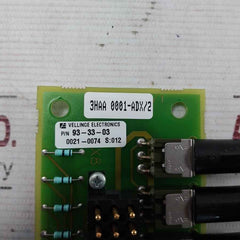 Vellinge Electronics 3Haa 0001-adx/2 Brake Release Unit 94-v0