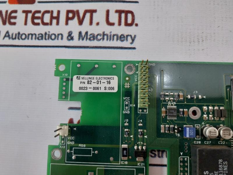 Vellinge Electronics 82-01-16 Printed Circuit Board Control Module E112956