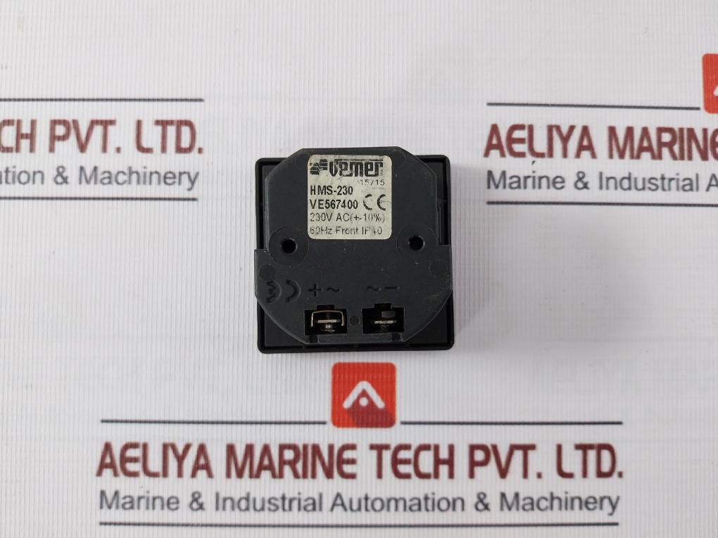 Vemer Hms-230 Panel-mounted Hour Meter230Vac (+-10%) 60Hz Ve567400