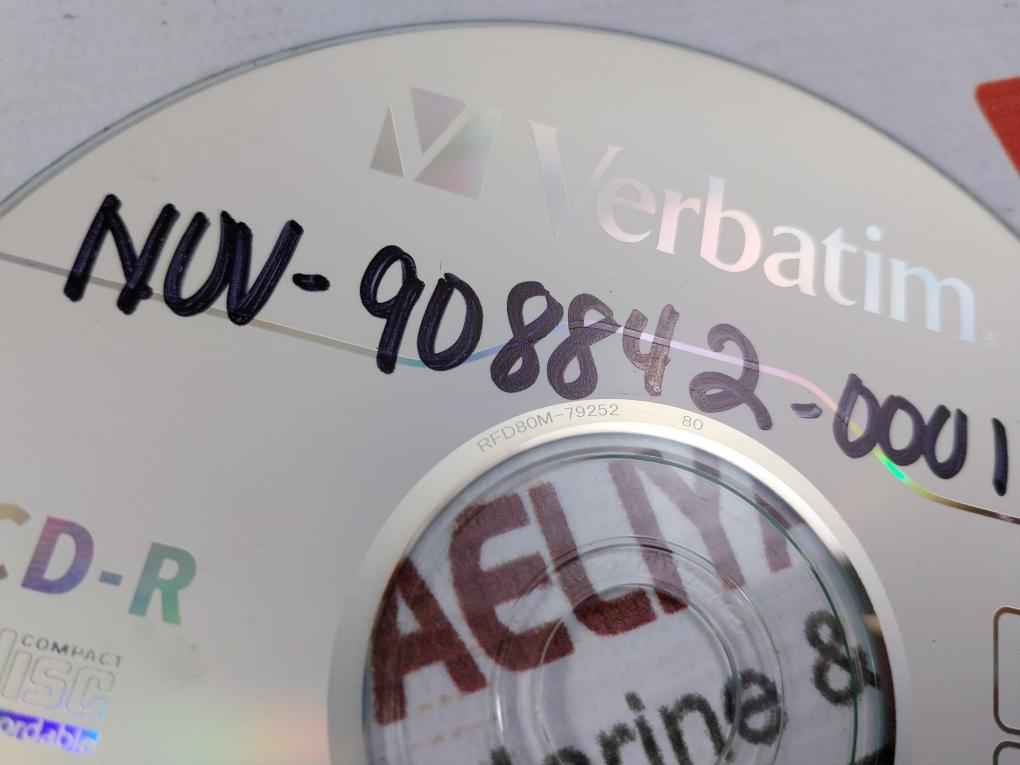 Verbatim Rfd80M-79252 80 Compact Disc Recordable