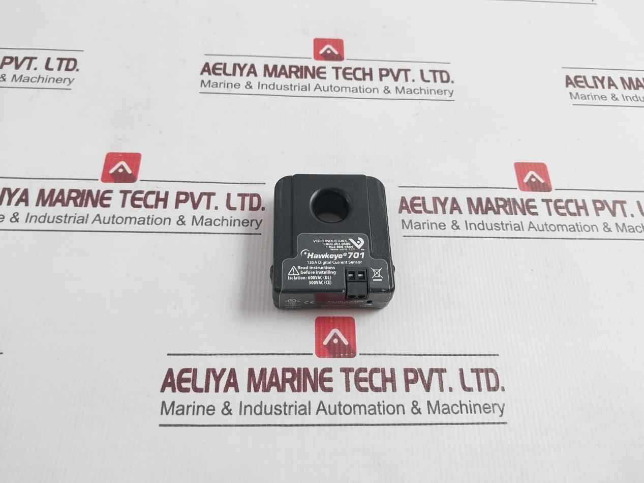 Veris Industries Hawkeye 701 135A Digital Current Sensor 600Vac (Ul)