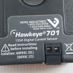 Veris Industries Hawkeye 701 135A Digital Current Sensor 600Vac (Ul)