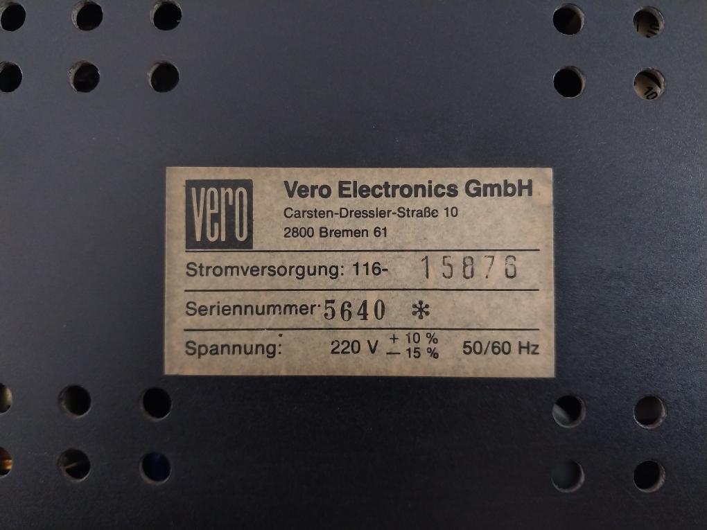 Vero 116-15876 Monovolt Power Supply Pk50 50/60 Hz