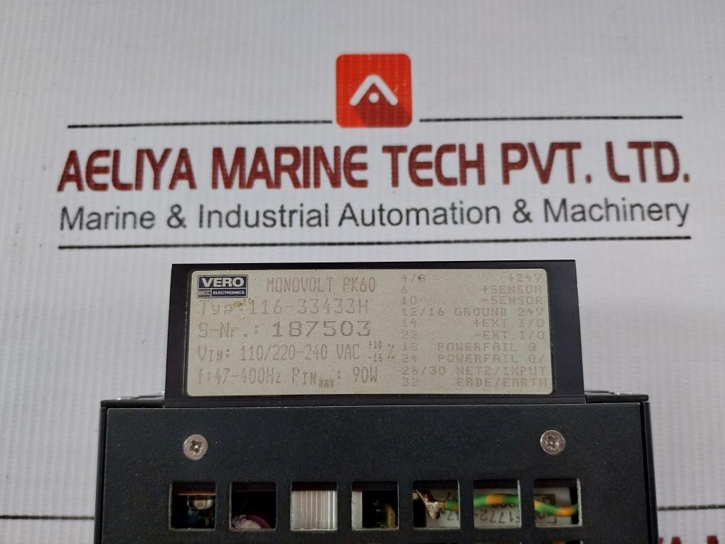 Monovolt Pk 60 Power Supply 47–400 Hz 24V Dc Vero Electronics 116-33433H