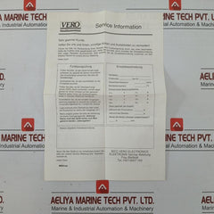 Vero Electronics Power Supply Module 116-015409D Input-110V Ac
