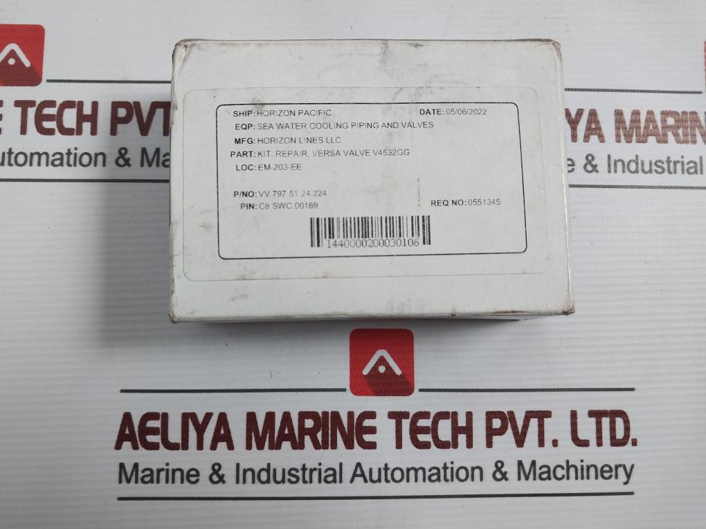 Versa V-4532-gg Pneumatic Valve Repair Kit Rev-c